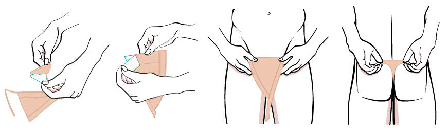 Men's Hibue Strapless Panty - Mocha - L/XL - UVALUX