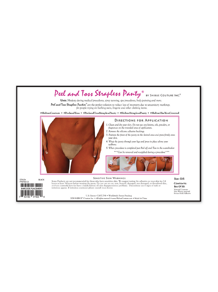 Classic Disposable Peel and Toss Strapless Panty – Shibue Couture